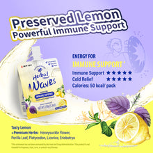 Load image into Gallery viewer, Herbal Waves Natural Energy Jelly Drink (Lemon Flavor) 6 Pouches/Box 草本機能凍飲(鹽味檸檬)